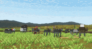 Goofy picture of cattle Infront of mountain